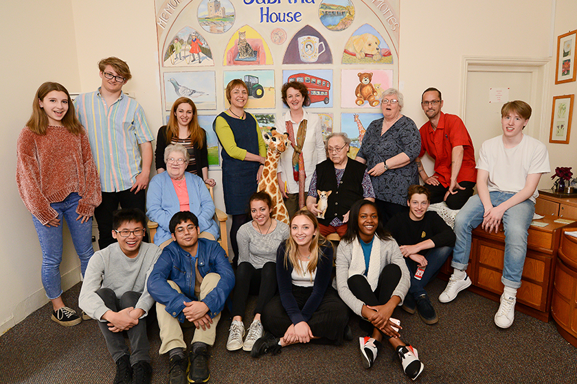 Art Students Creates Mural for Local Care Home